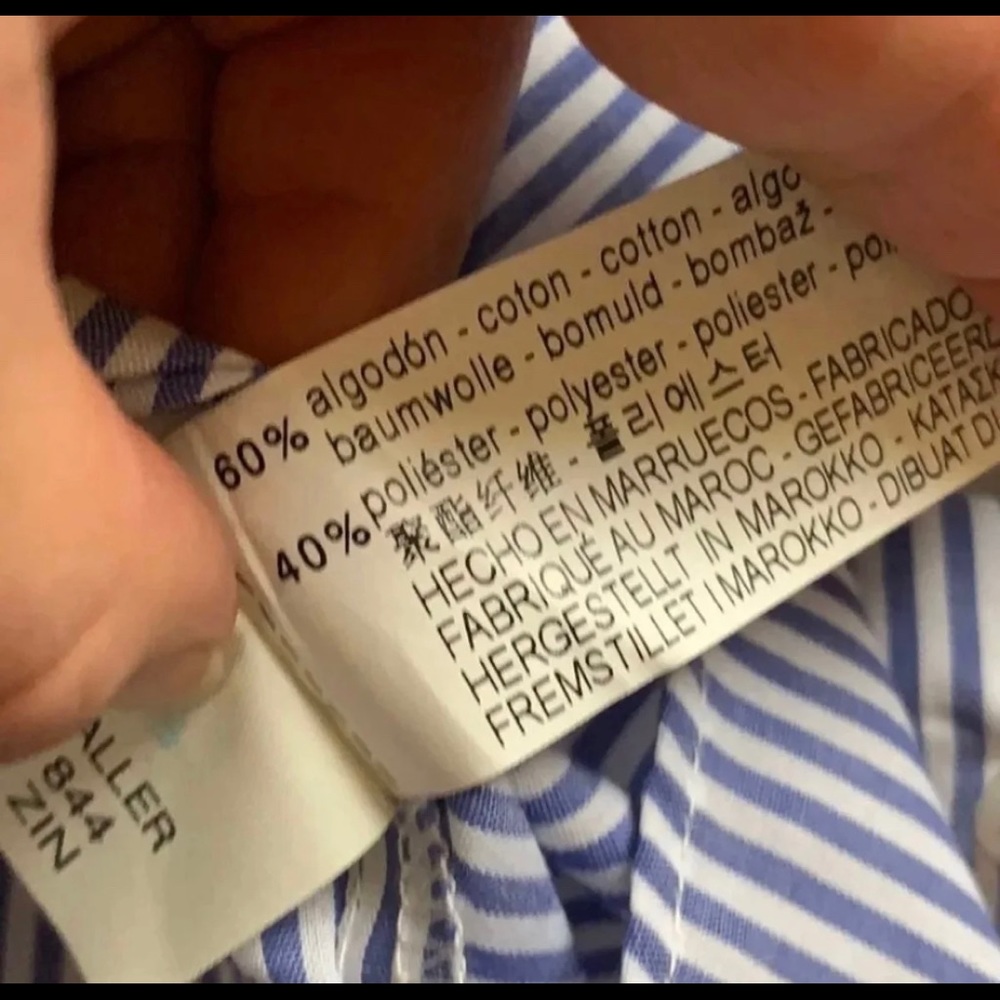 Zara girls blouse with cut out shoulders - Picture 5 of 5